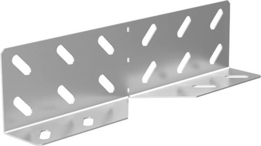 Соединительная накладка угловая, 100х240х1.0 мм ML-SNU-100x240x1.0-MS