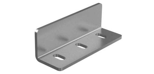 Пластина приварная угловая, 150х50х50-5.0 мм SM-KPP-150x50x5.0-HZ