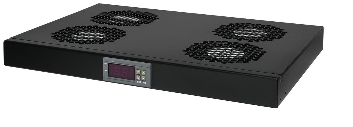 Панель вентиляционная LTC TC-FAN4R-1U-MICR-RAL9005 LS841896