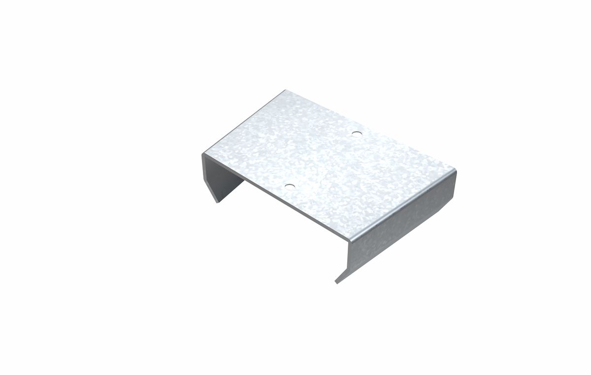 Крышка адаптера/переходника левостороннего 300/100x15x1.0 мм ML-KAL-300/100x15x1.0-MS