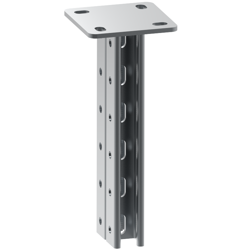 Страт-стойка двойная, 41х41х1000х2.5 мм SS-SSD-41x41x1000x2.5-HZ
