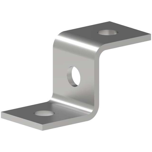 Z-пластина 3 отверстия SS-ZPM-3-EG