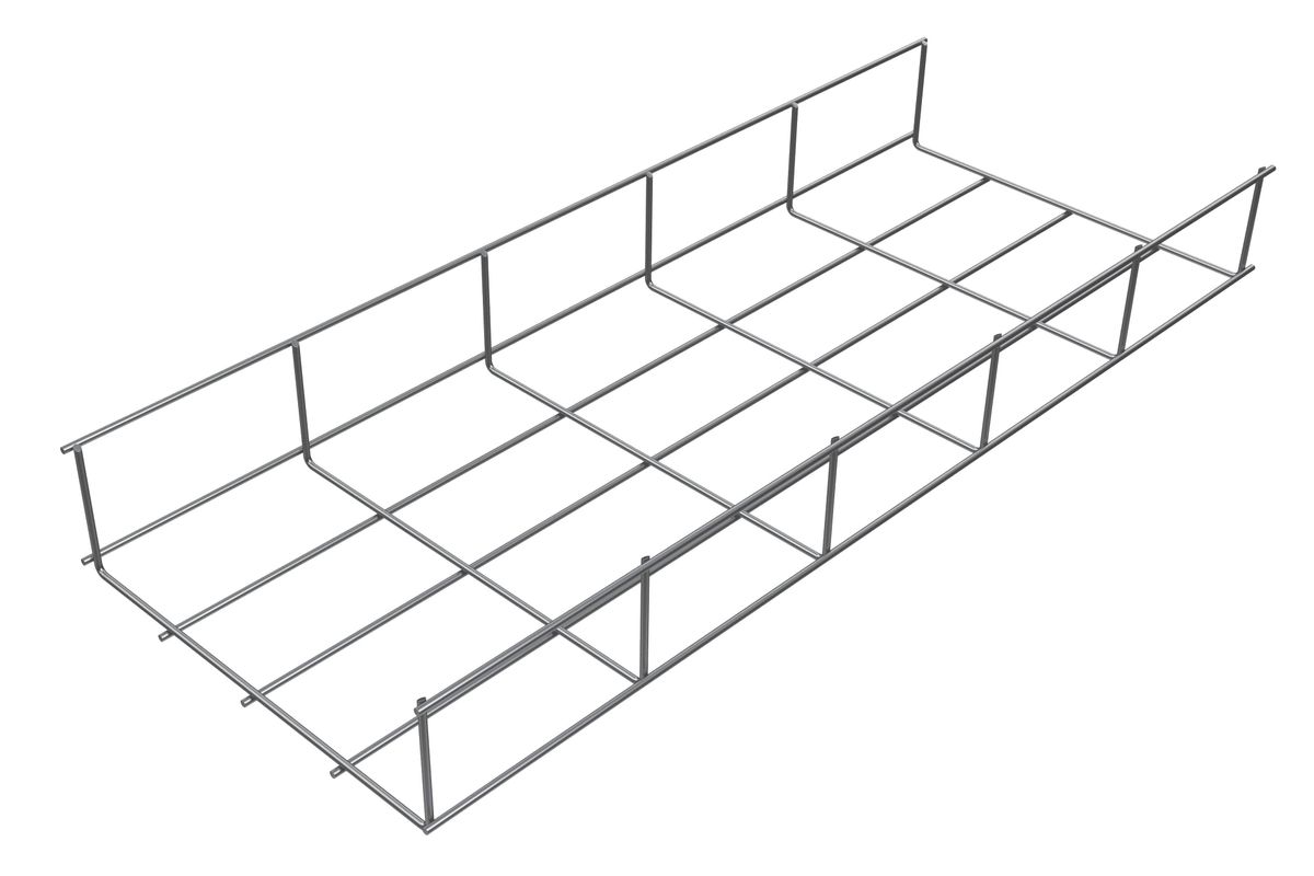 Проволочный лоток стандарт, 50х60х3000х4 мм PL-PLS-50x60x3000x4-MS