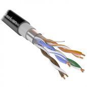 Кабель ParLan F/UTP cat 5e 4x2x0,52 V/PE (КВПЭфВП-5е 4х2х0,52)