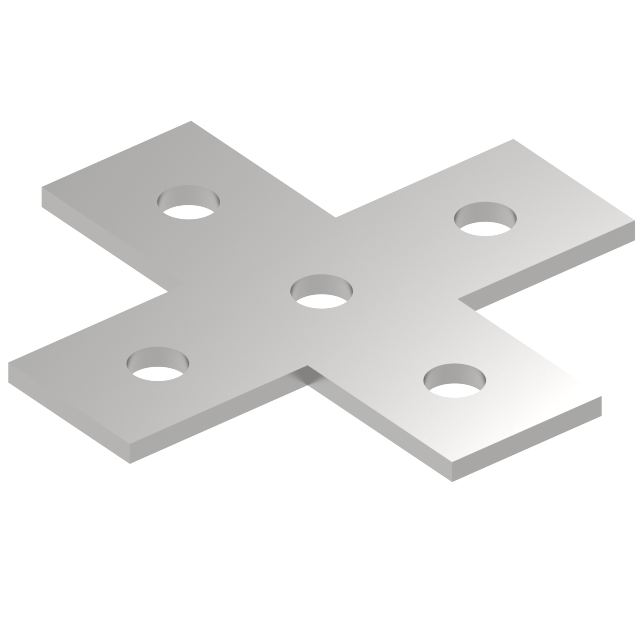 Х-пластина 5 отверстий SS-XPM-5-EG