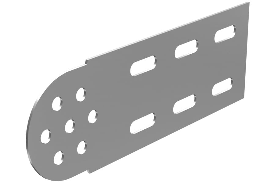 Соединительная накладка изменяемая, 100х150х1.2 мм ML-SNI-100x150x1.2-MS