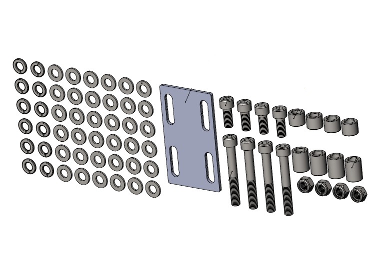 Комплект крепления ЛКД-ПРО-К4 LS878880