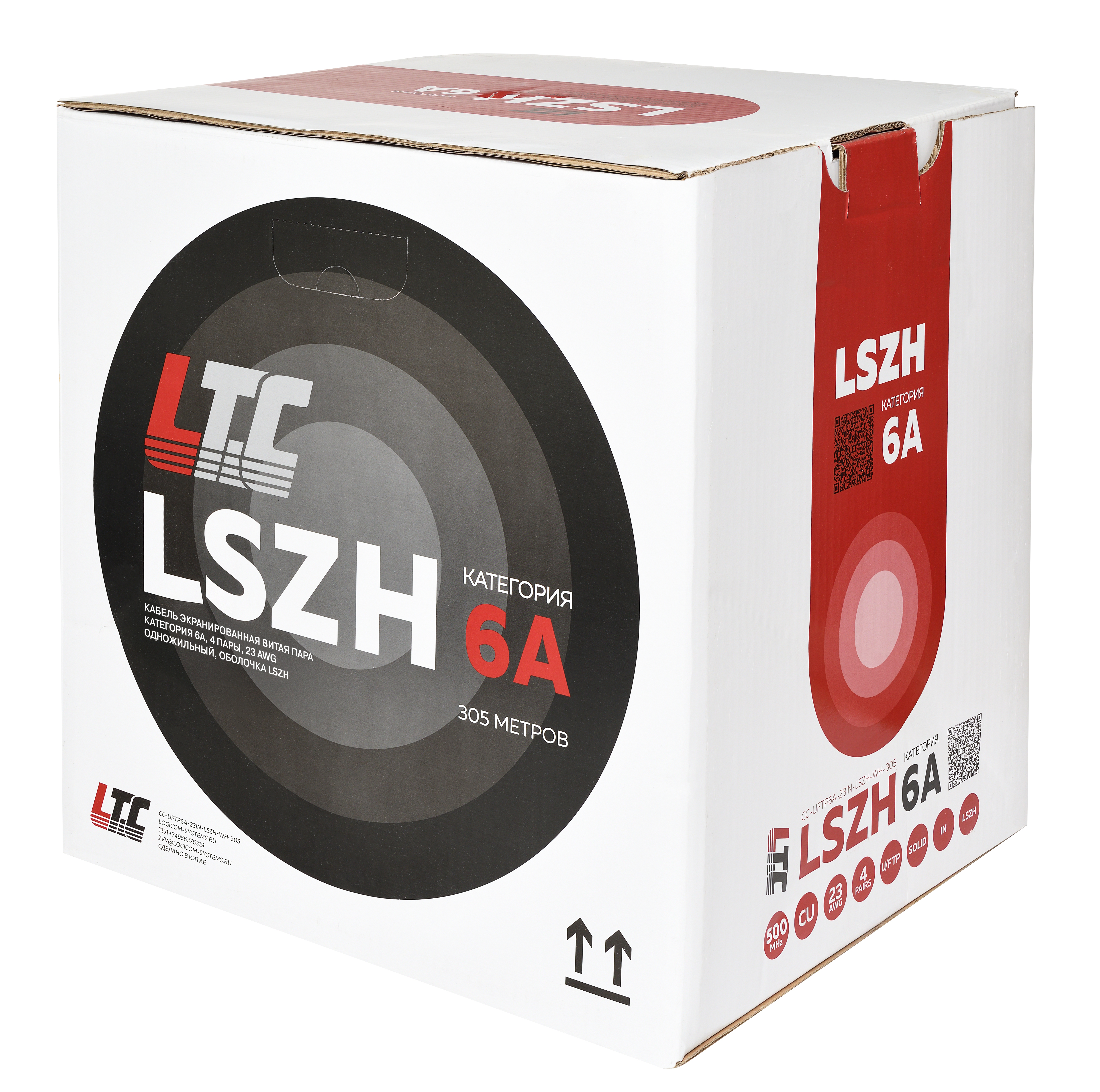 Кабель витая пара LTC CC-UFTP6a-23IN-LSZH-WH-305 LS710375