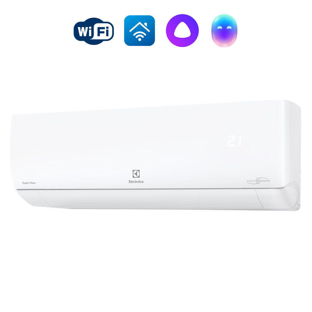Сплит-система инверторного типа Electrolux Fusion Wave Super DC EACS/I-07HFW/N8_V2 комплект
