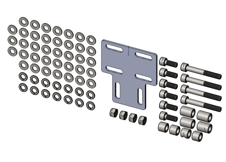 Комплект крепления ЛКД-ПРО-К3 LS878878
