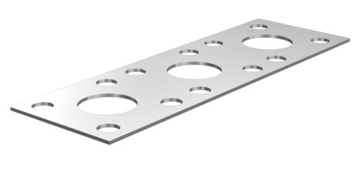 Лента монтажная перфорированная, 20х0.7 мм (25 м) SM-LMP-20x0.7-MS