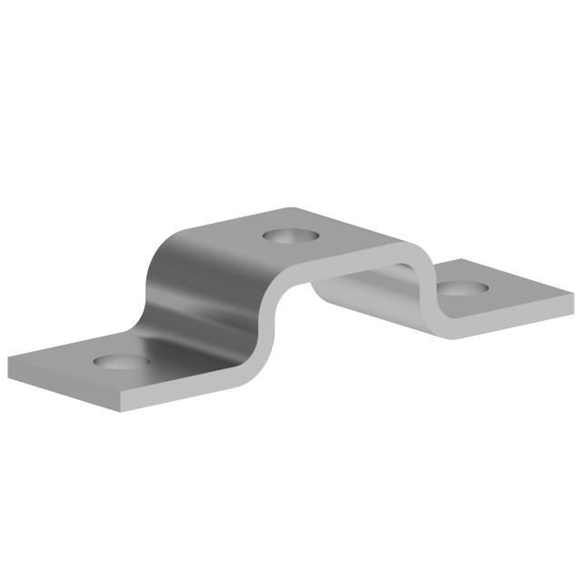 П-пластина 3 отверстия, под профиль 41х21 SS-PPM-3-41x21-EG