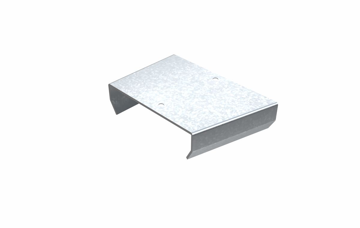 Крышка адаптера/переходника правосторонняя 100/50x15x1.0 мм ML-KAP-100/50x15x1.0-MS