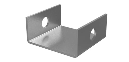 Скоба для подвеса лотка на шпильке, 55х25х2 мм SM-SPL-55x25x2.0-MS