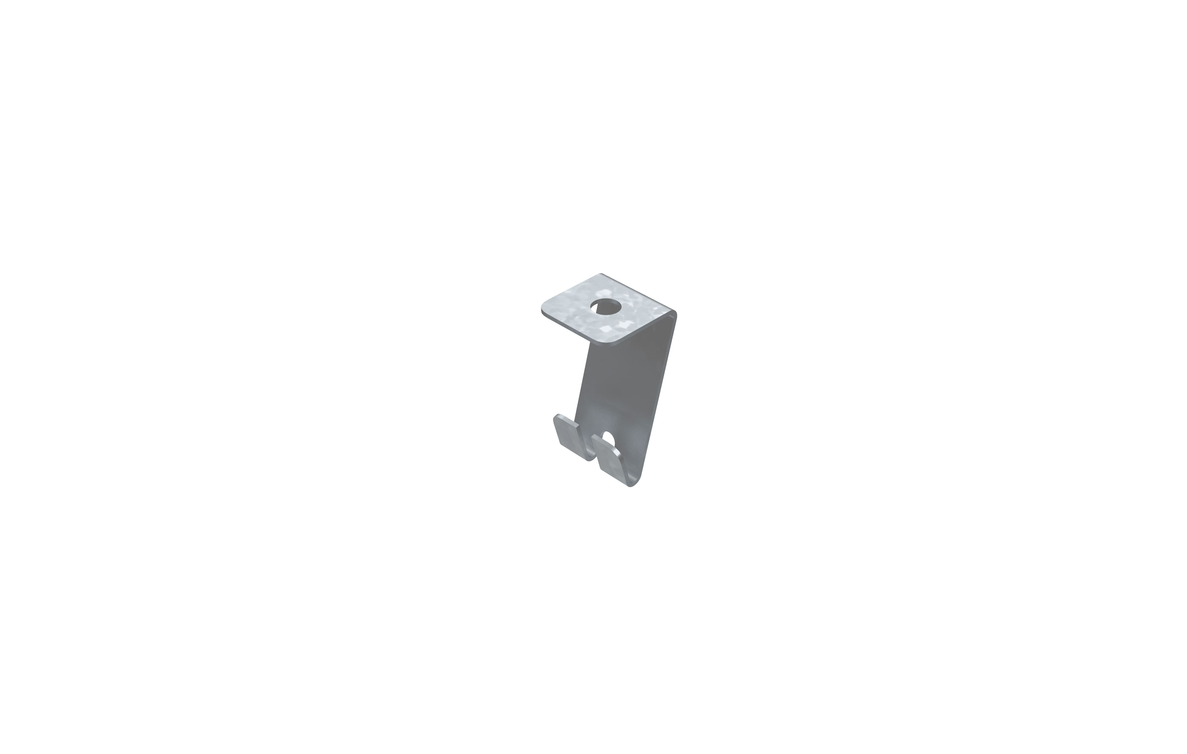 Крюк подвеса лотка, 60х30х1.5 мм PL-KPL-60x30x1.5-MS