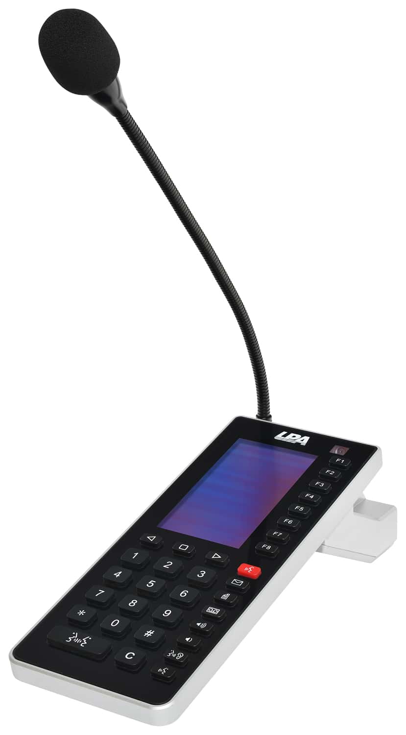 LPA-8530HV — Сетевая микрофонная консоль с видеосвязью, экран 4.3"