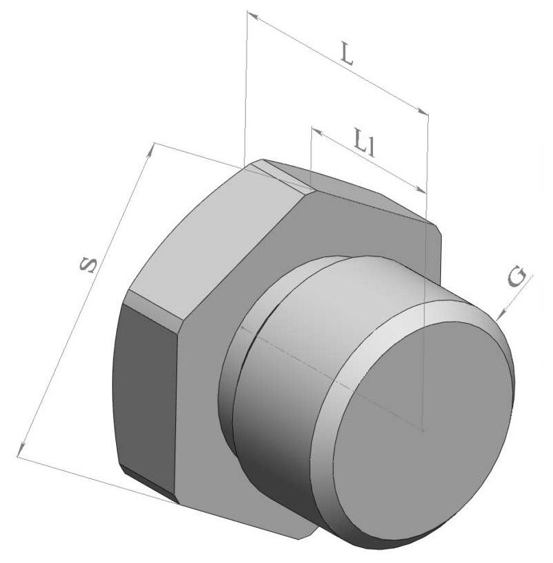 Заглушка кабельного ввода ЗНИ-1/2" — испытательная