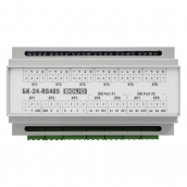 БК-24-RS485-01 - Блок коммутации для установки в шкафы, боксы. Две  внешних линии RS485 и одна внутренняя. Питание 24 В.