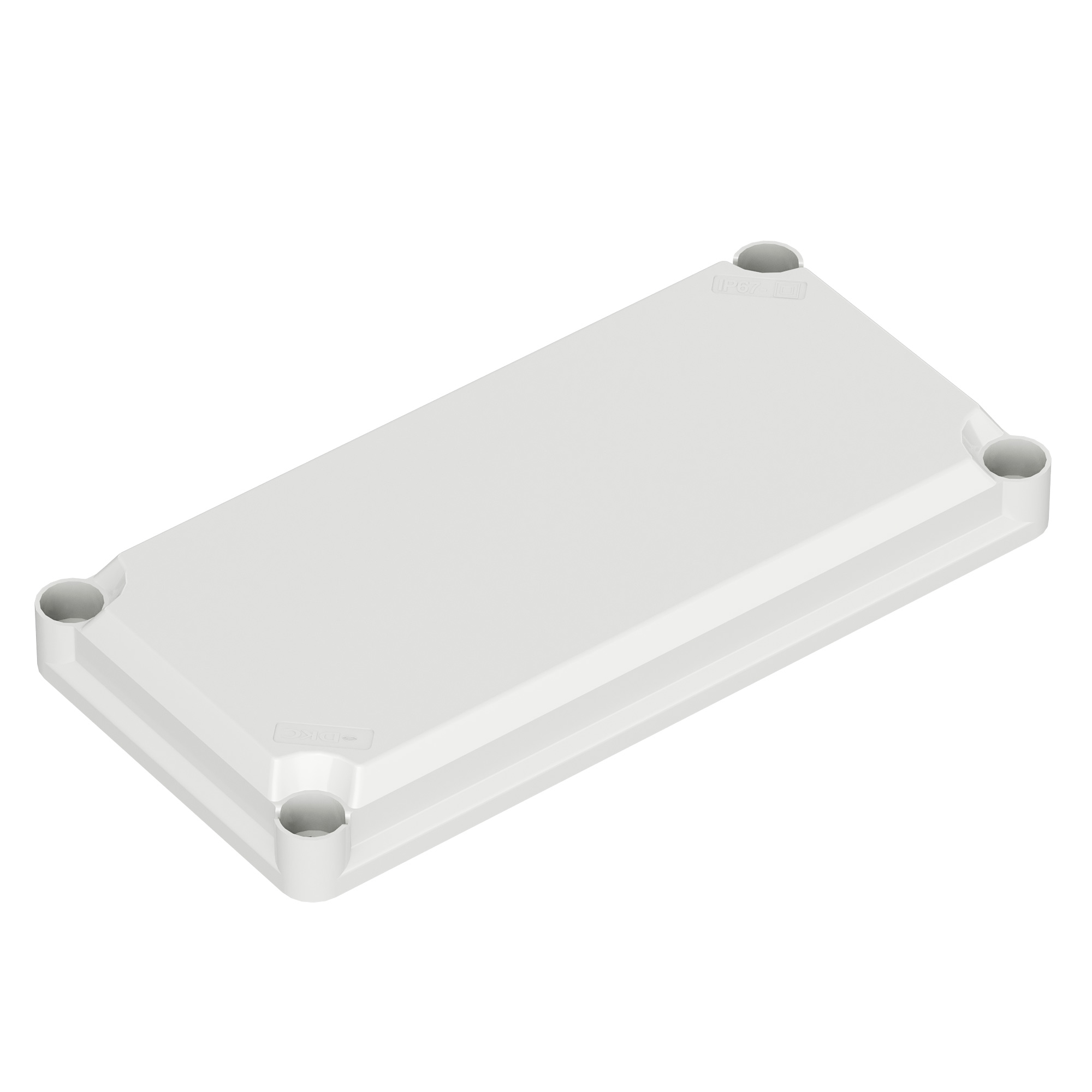 Непрозрачная крышка высотой 35 мм, для корпуса RAM box 300х150х160 мм