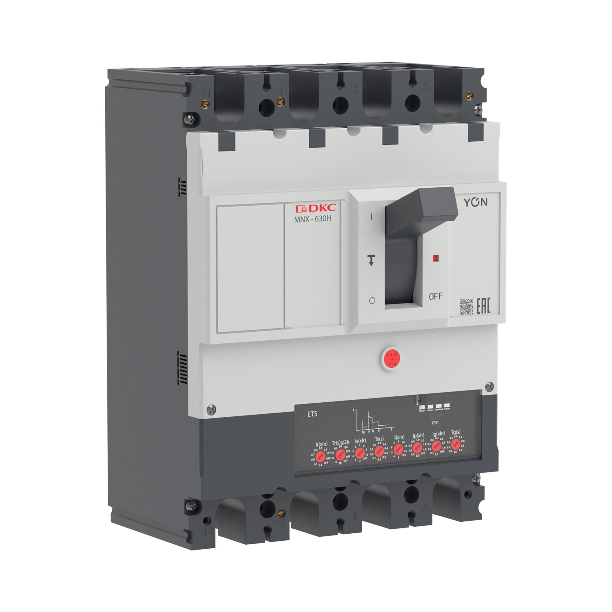 Авт. выкл. YON pro MNX630H 4P 630A 150kA при AC415V расц. ETS