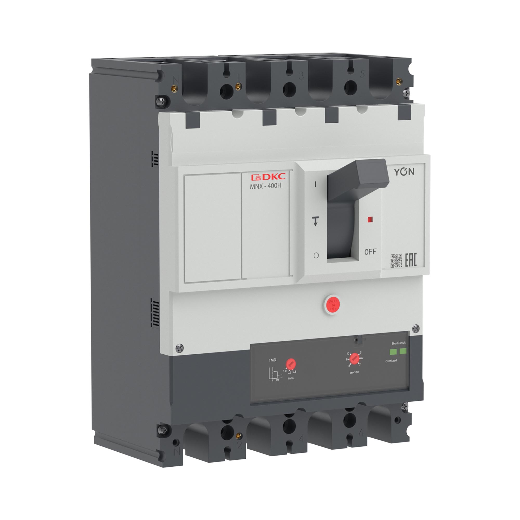 Авт. выкл. YON pro MNX400H 3N 320A 150kA при AC415V расц. TMD