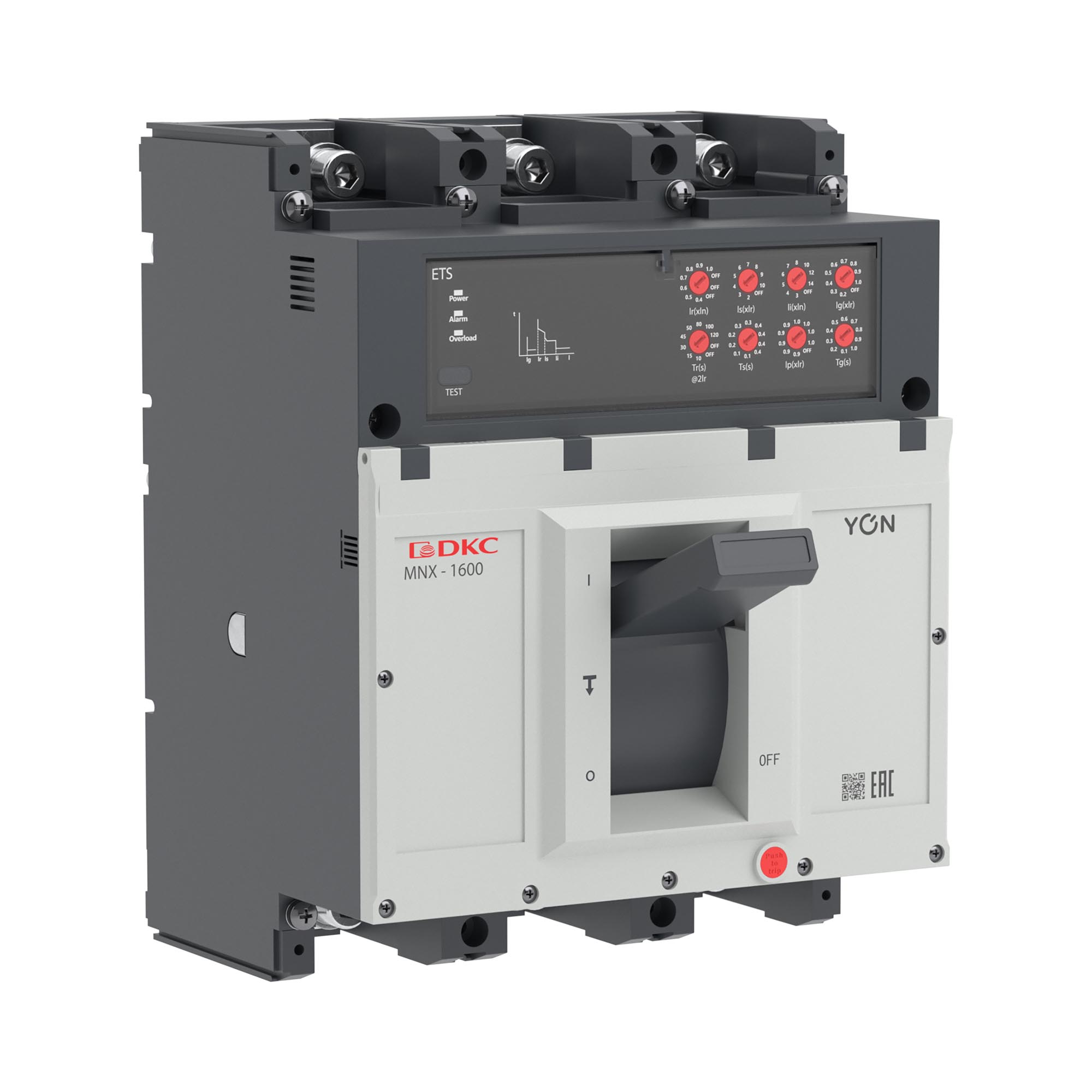 Авт. выкл. YON pro MNX1600H 3P 1000A 100kA при AC415V расц. ETS