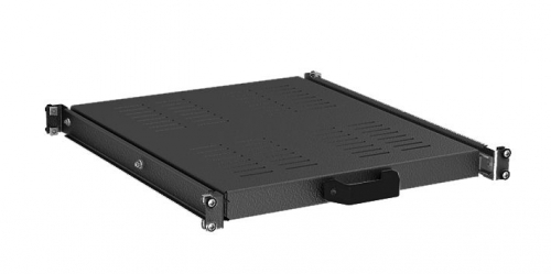 Полка выдвижная 19" 1U, глубина 285мм IT-CQE, RAL9005