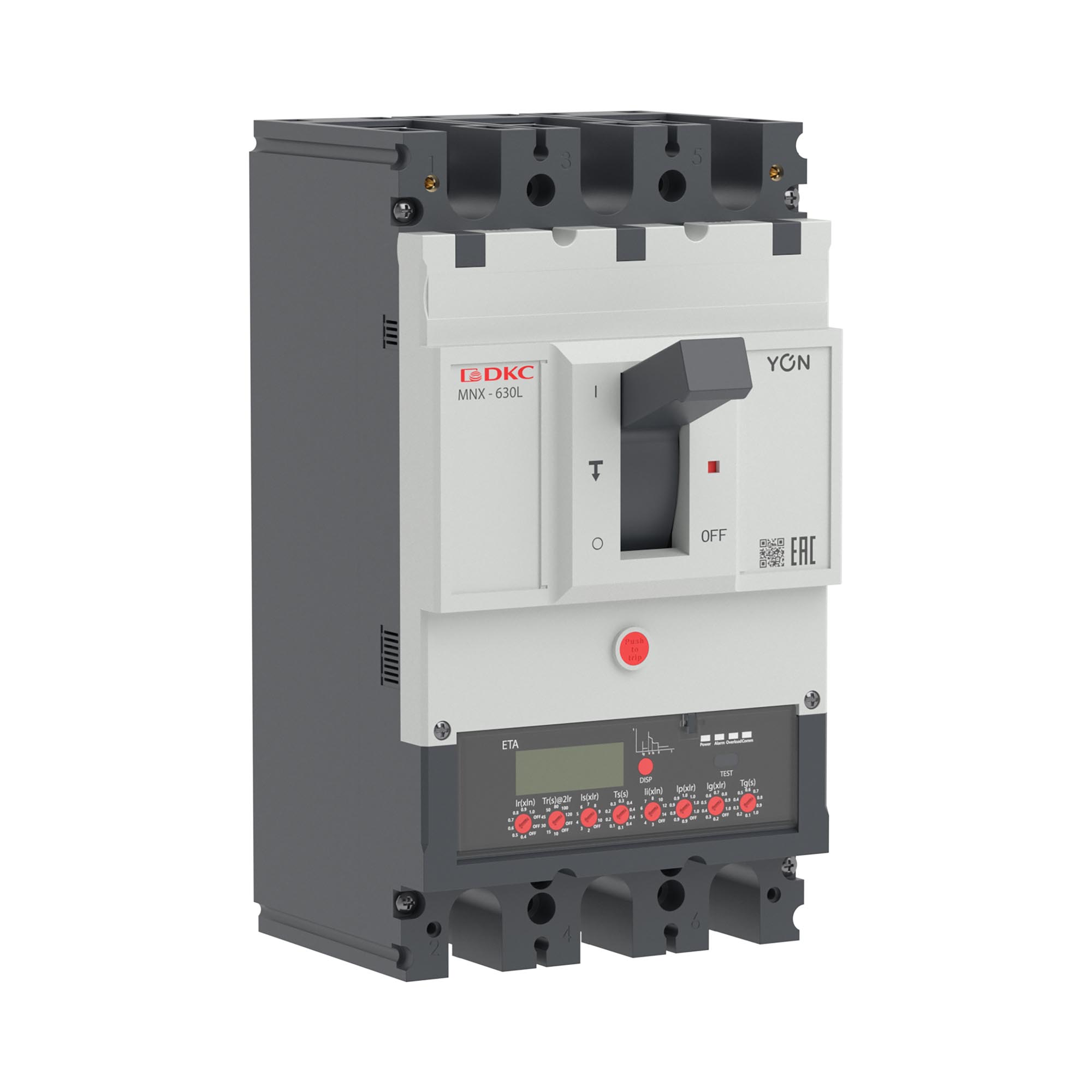 Авт. выкл. YON pro MNX630L 3P 630A 70kA при AC415V расц. ETA