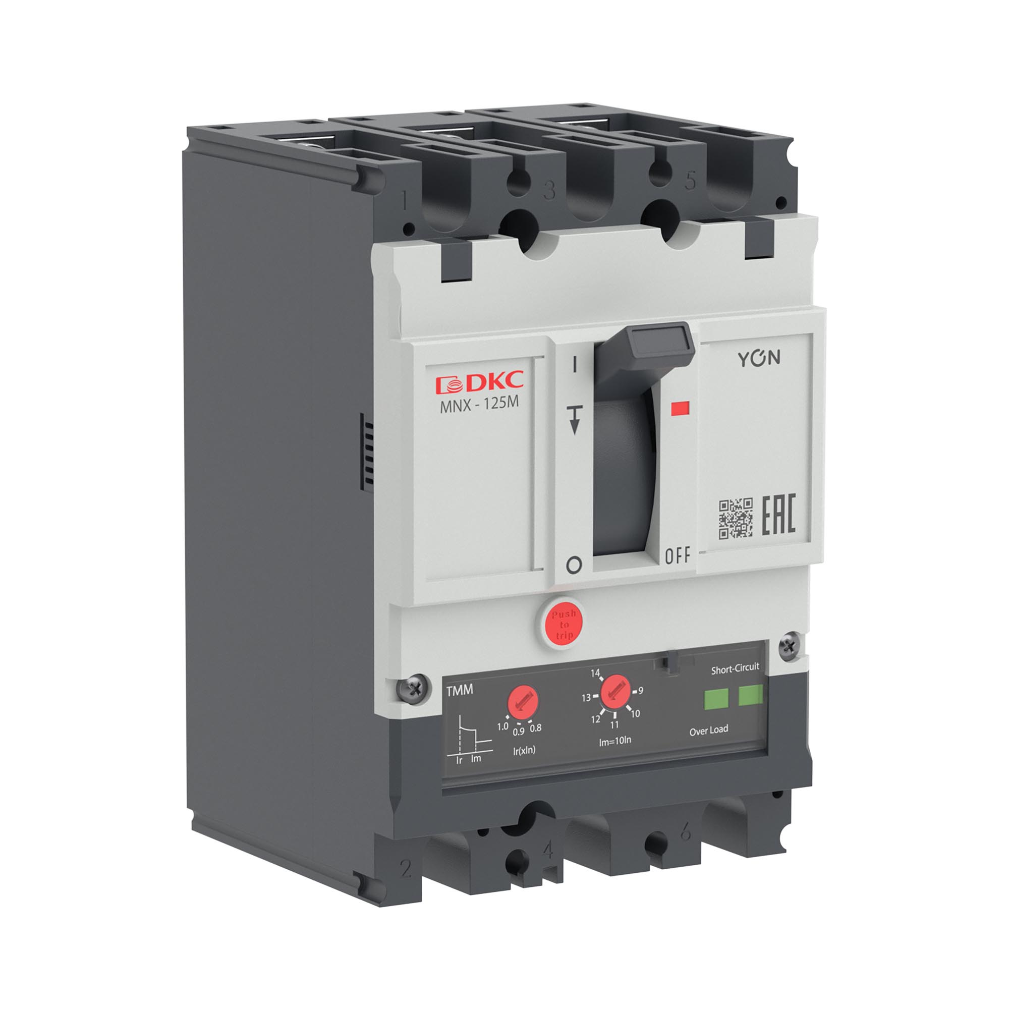 Авт. выкл. YON pro MNX125M 3P 100A 100kA при AC415V расц. TMM