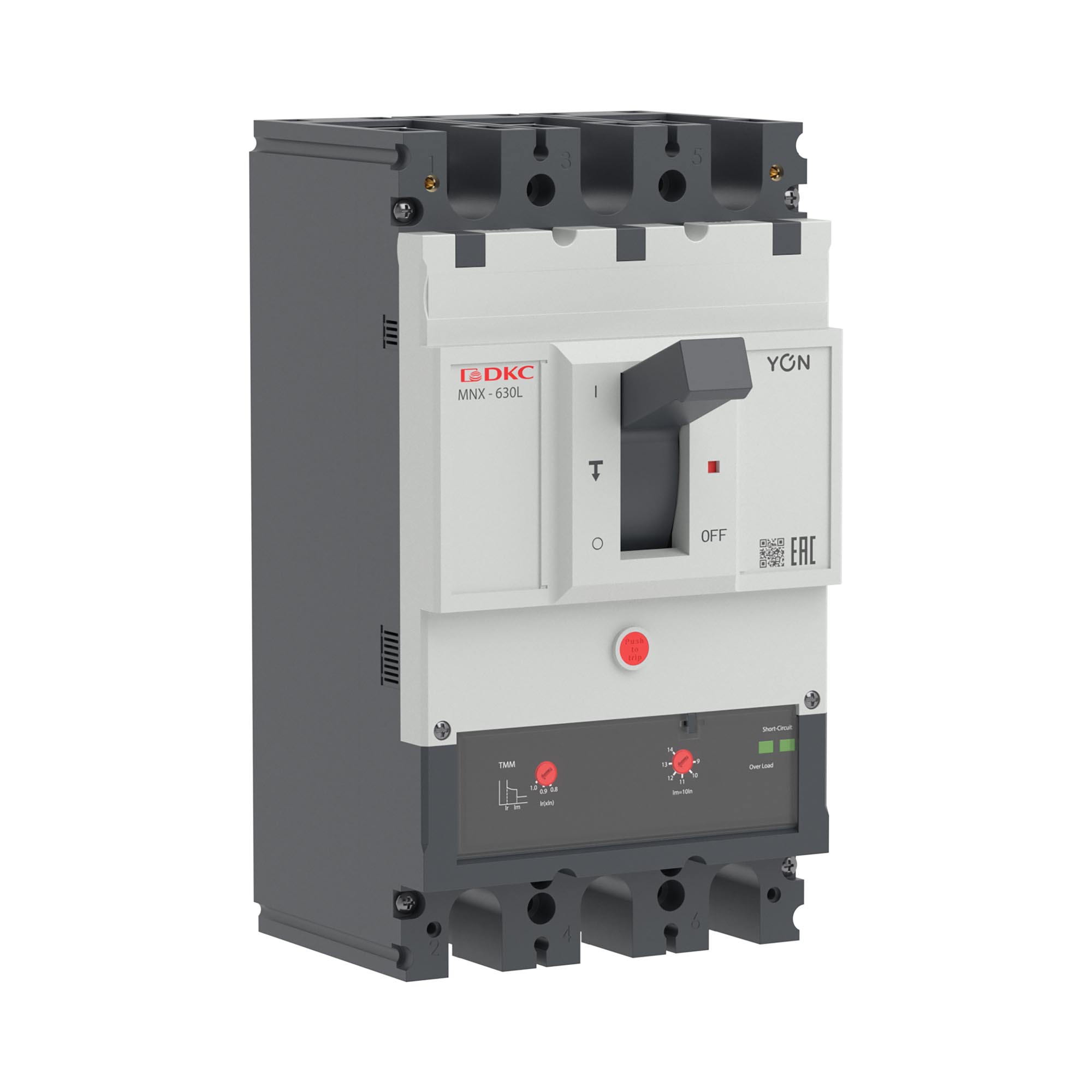 Авт. выкл. YON pro MNX630L 3P 500A 70kA при AC415V расц. TMM