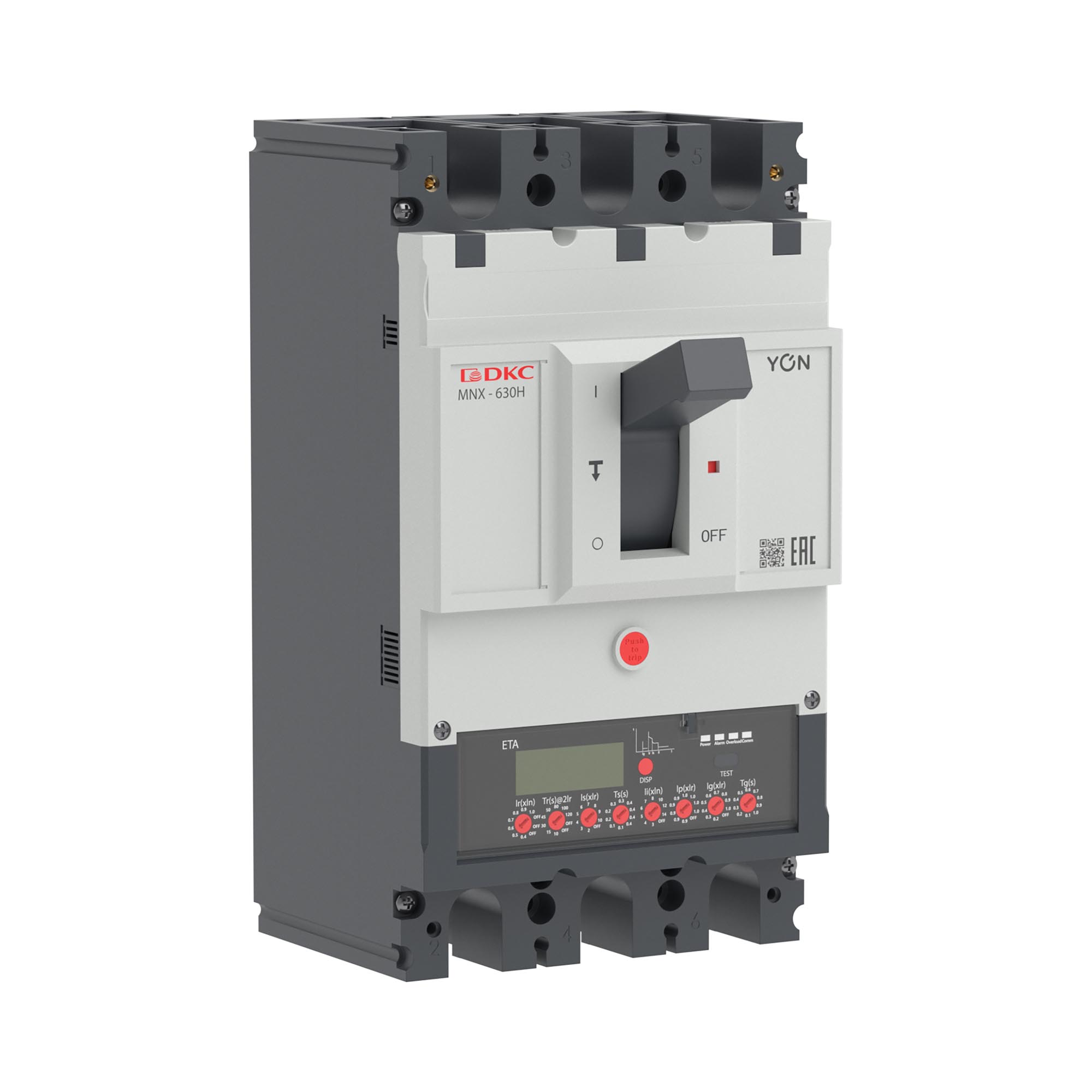 Авт. выкл. YON pro MNX630H 3P 630A 150kA при AC415V расц. ETA