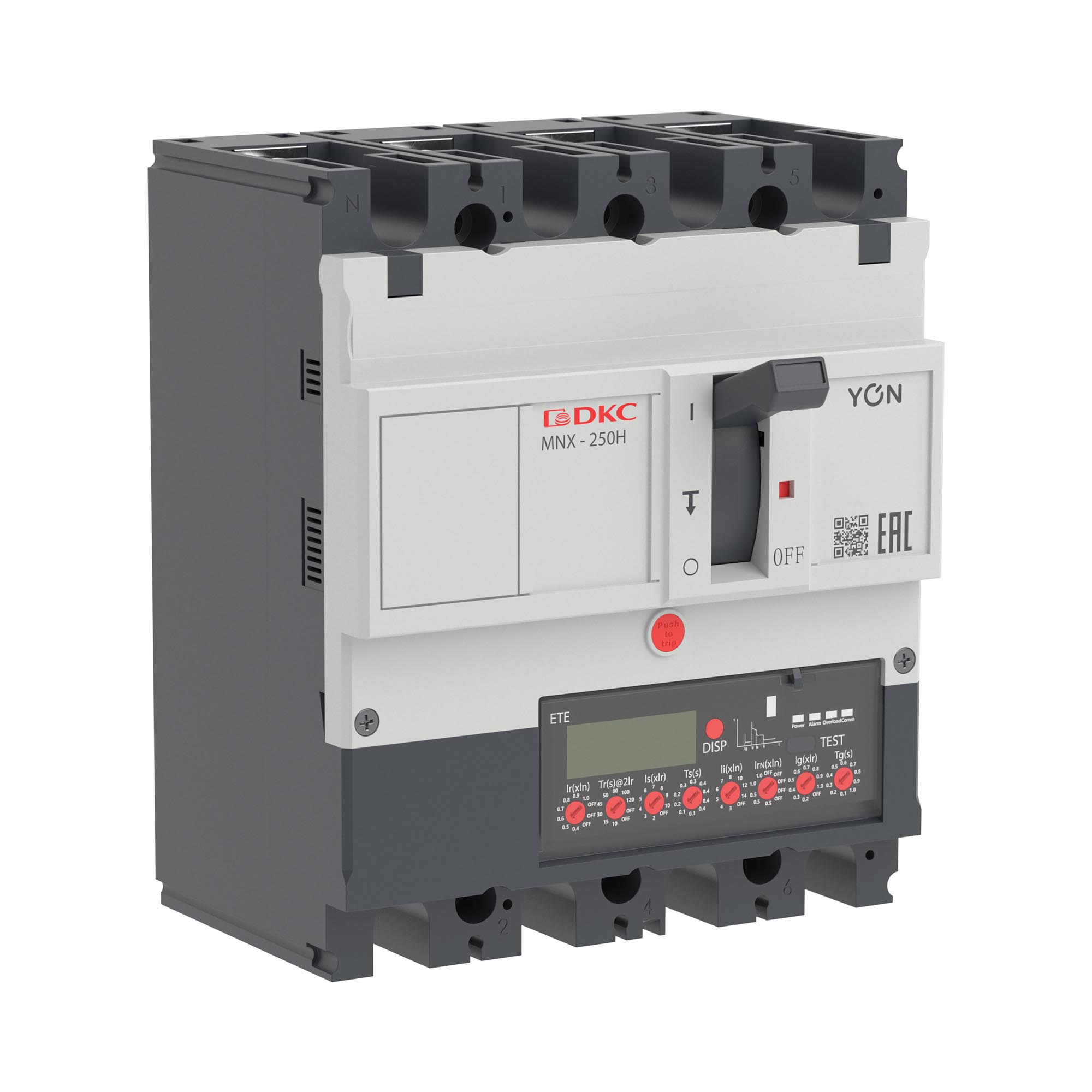Авт. выкл. YON pro MNX250H 4P 100A 150kA при AC415V расц. ETE