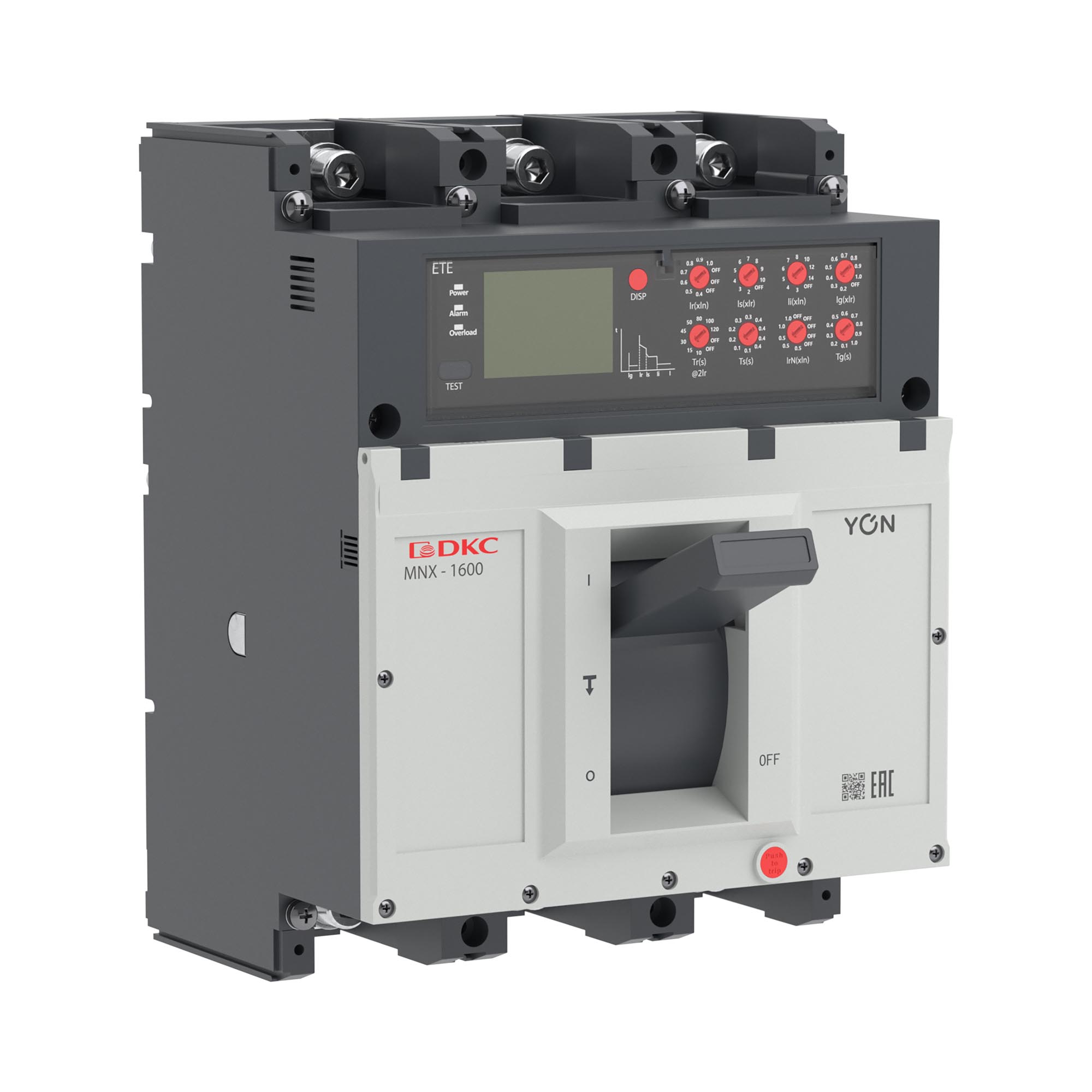 Авт. выкл. YON pro MNX1600H 3P 1000A 100kA при AC415V расц. ETA