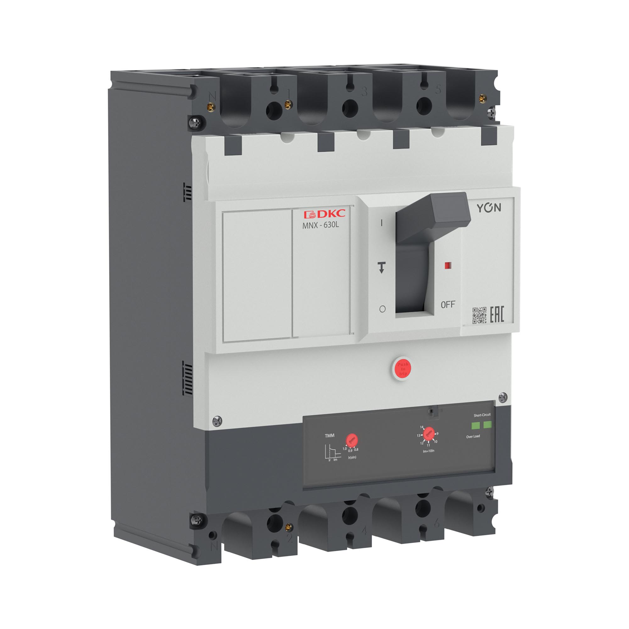 Авт. выкл. YON pro MNX630L 3N 500A 70kA при AC415V расц. TMM