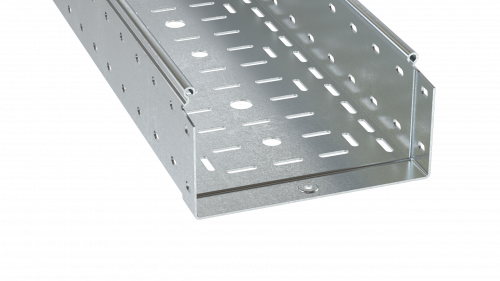 Лоток перфорированный 100x100х4000, 1 мм