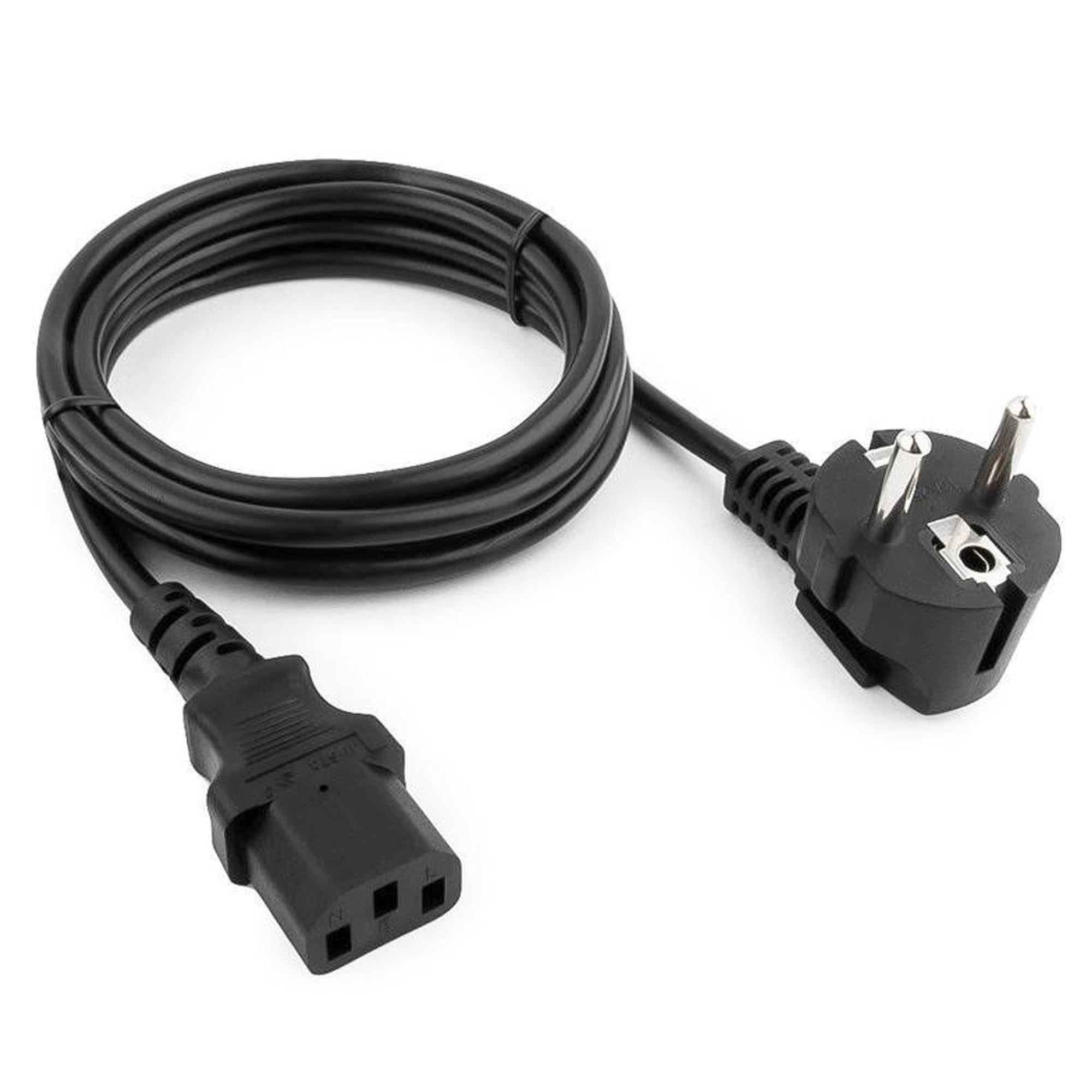 Кабель питания DKC, Sсhuko - IEC320 C13, 0,5м, 3х1,5мм