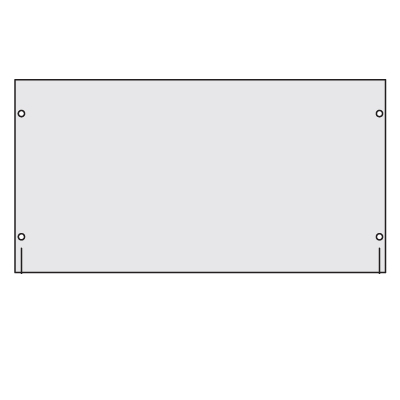 Заглушка сплошная 19" 8U RAL7035