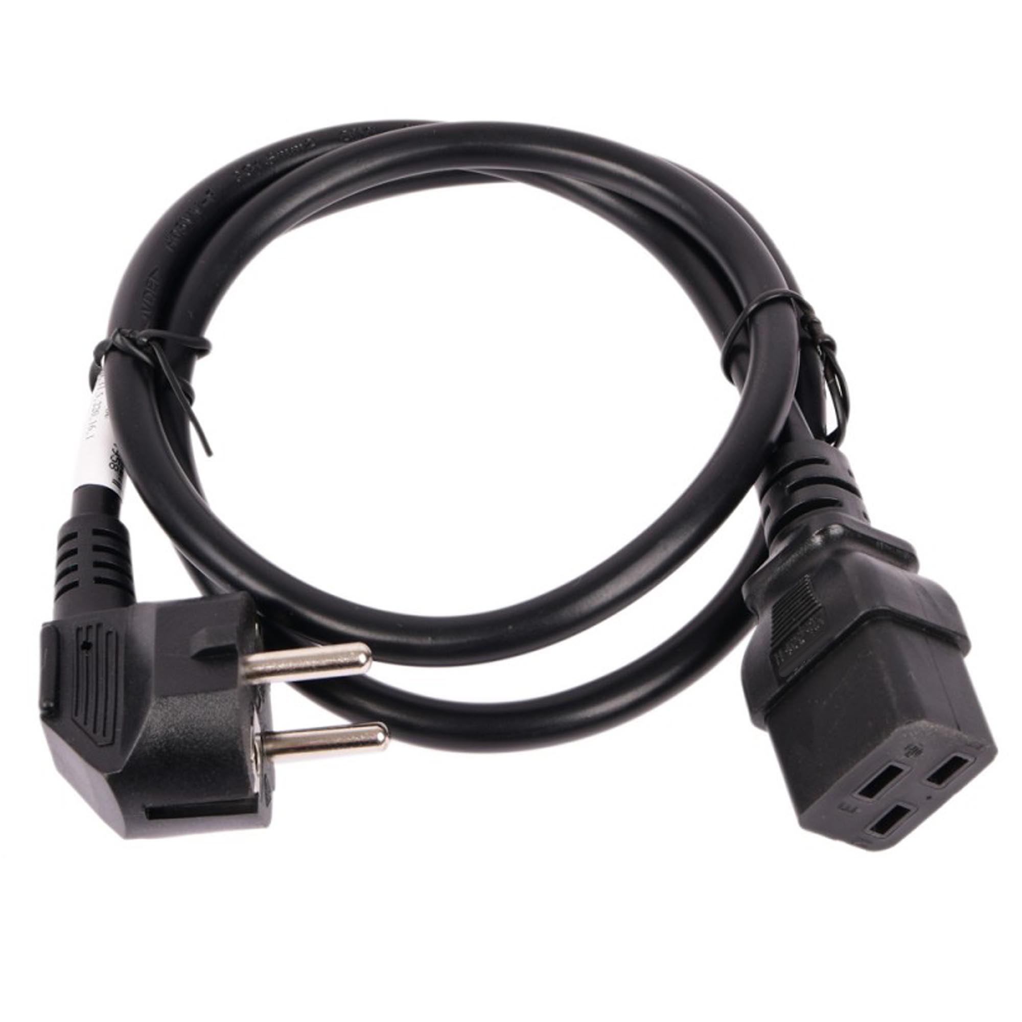 Кабель питания DKC, Sсhuko - IEC320 C19, 0,5м, 3х2,5мм