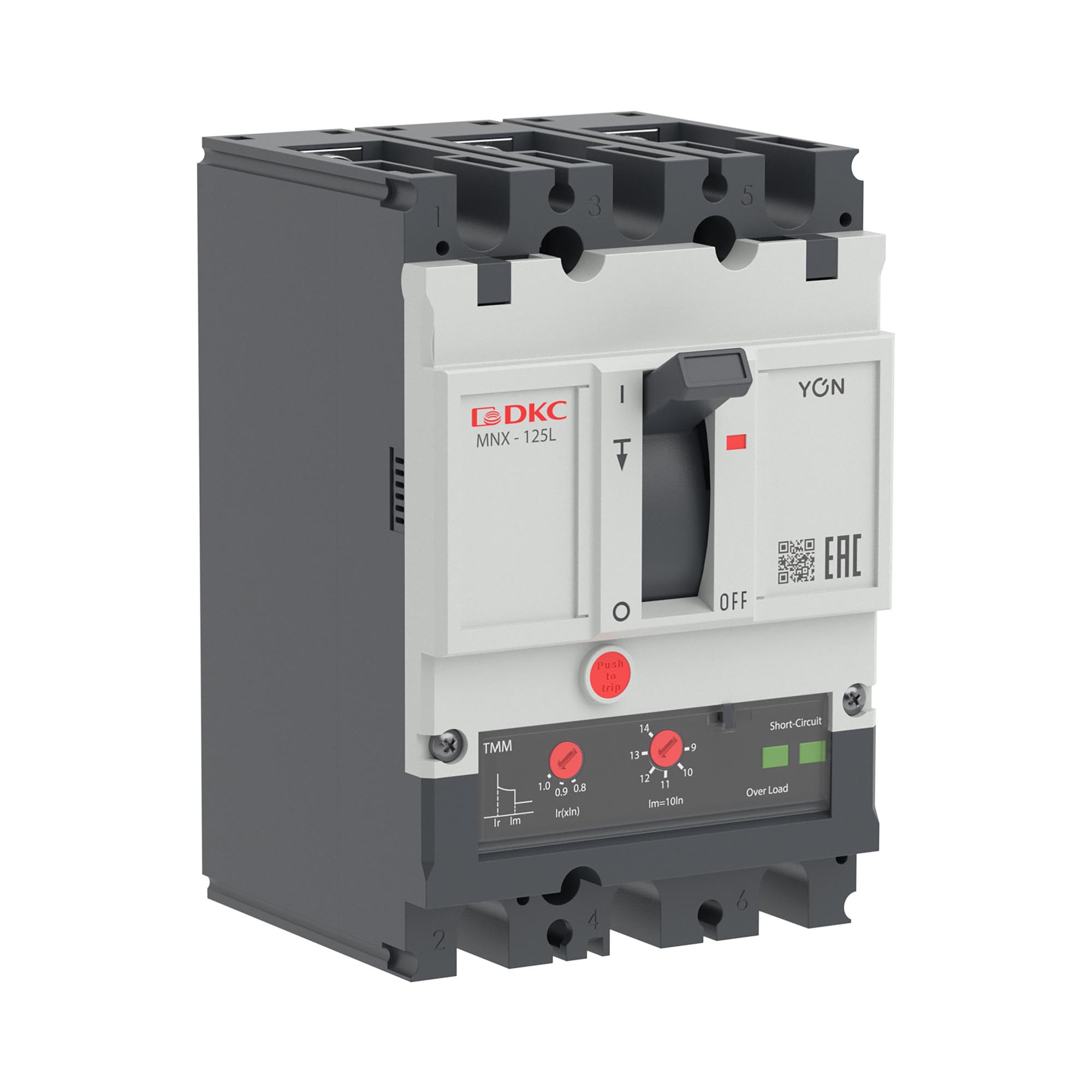Авт. выкл. YON pro MNX125L 3P 100A 70kA при AC415V расц. TMM
