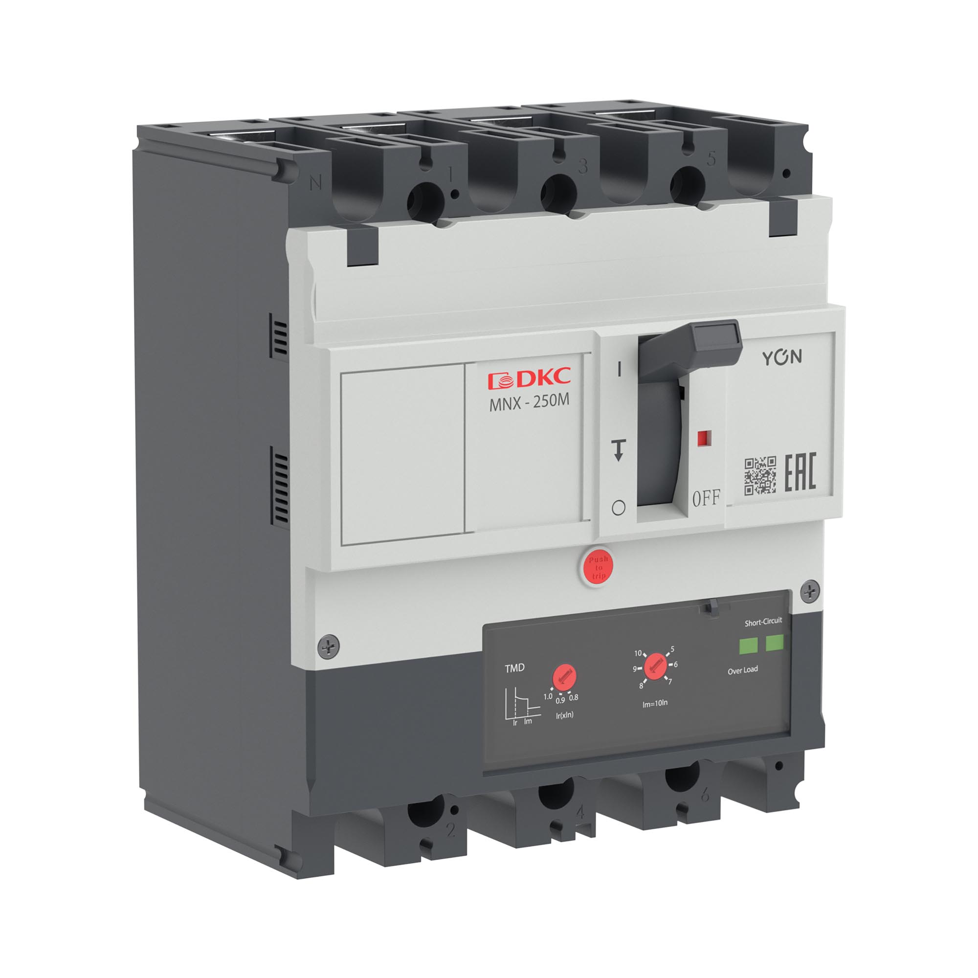 Авт. выкл. YON pro MNX250M 3N 200A 100kA при AC415V расц. TMD
