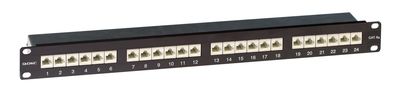 Патч-панель 19", 1U, CAT6A, 24 порта RJ45, экранированная (выводится из ассортимента, предлагаемая замена - RN6APPF241)