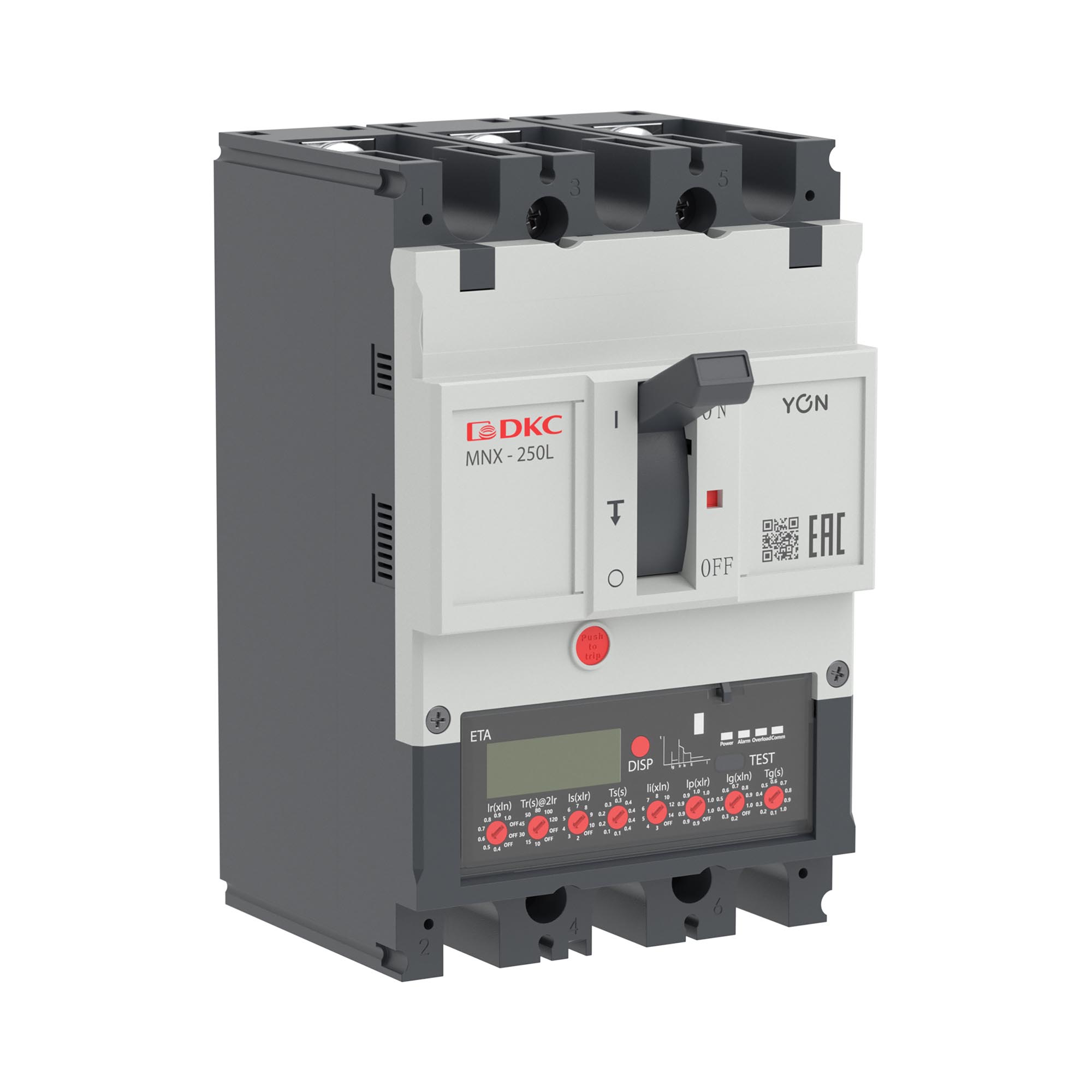 Авт. выкл. YON pro MNX250L 3P 100A 70kA при AC415V расц. ETA