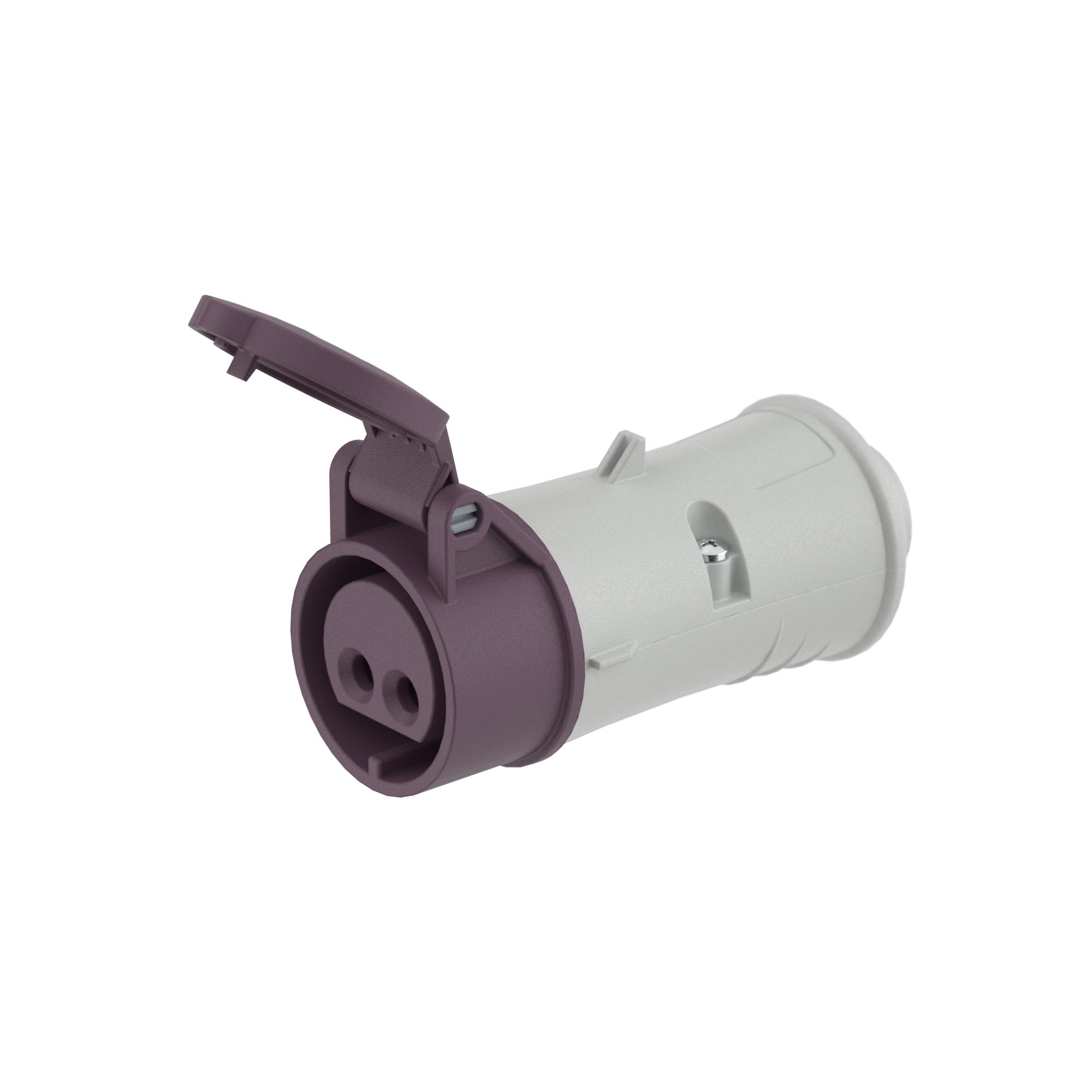 Розетка кабельная CS IP44 16A 2P 25В
