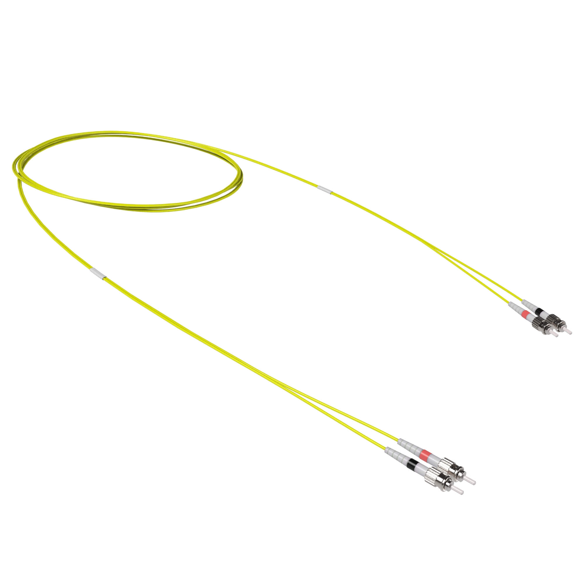 Оптический коммутационный шнур двухволоконный (Duplex) ST-UPC/ST-UPC, 9/125 OS2, 7 м