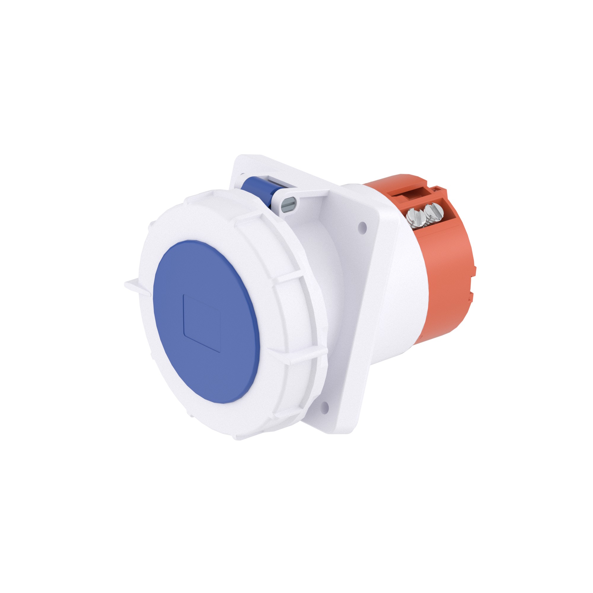 Розетка панельная с наклоном PAS IP67 125A 2P+E 230В