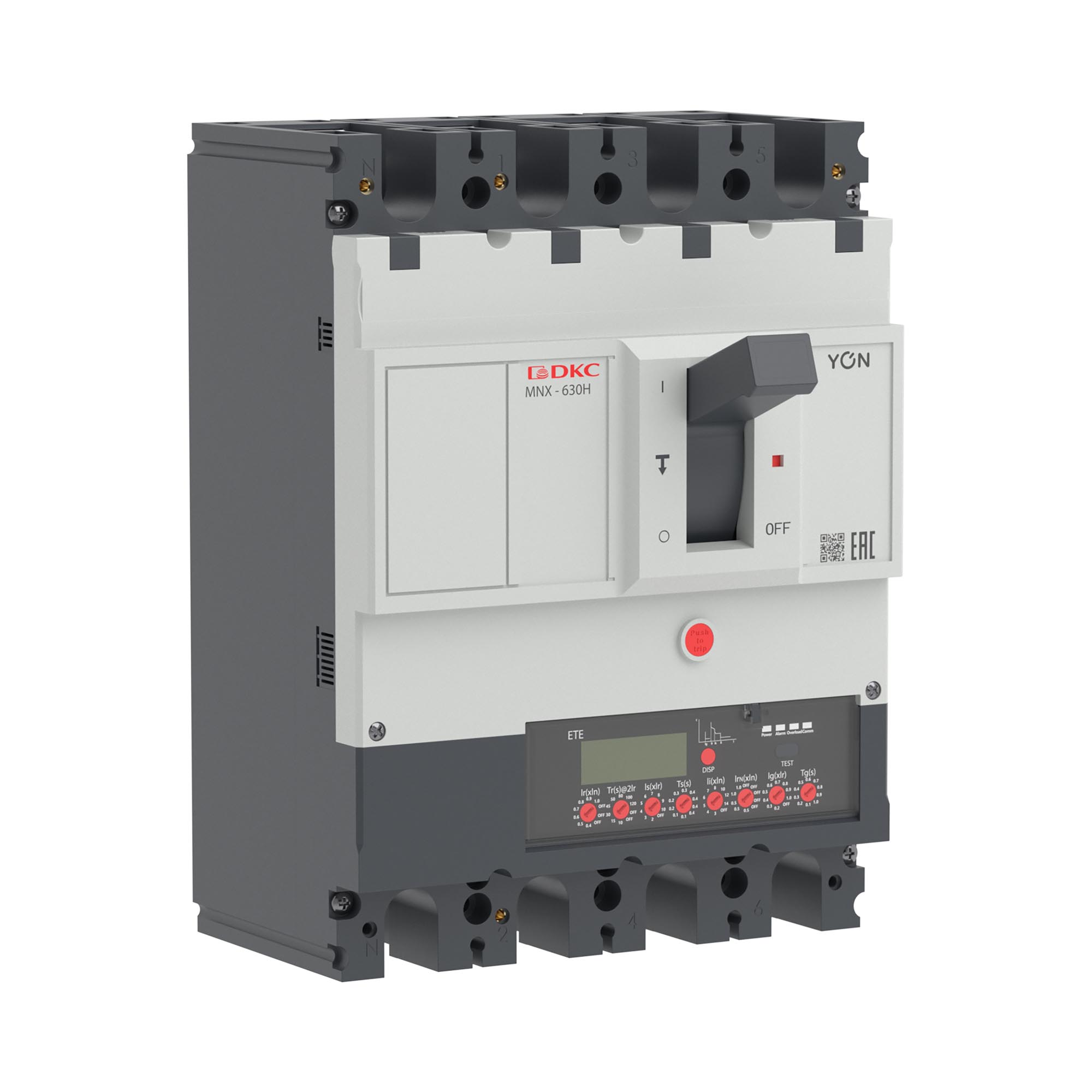Авт. выкл. YON pro MNX630H 4P 630A 150kA при AC415V расц. ETE