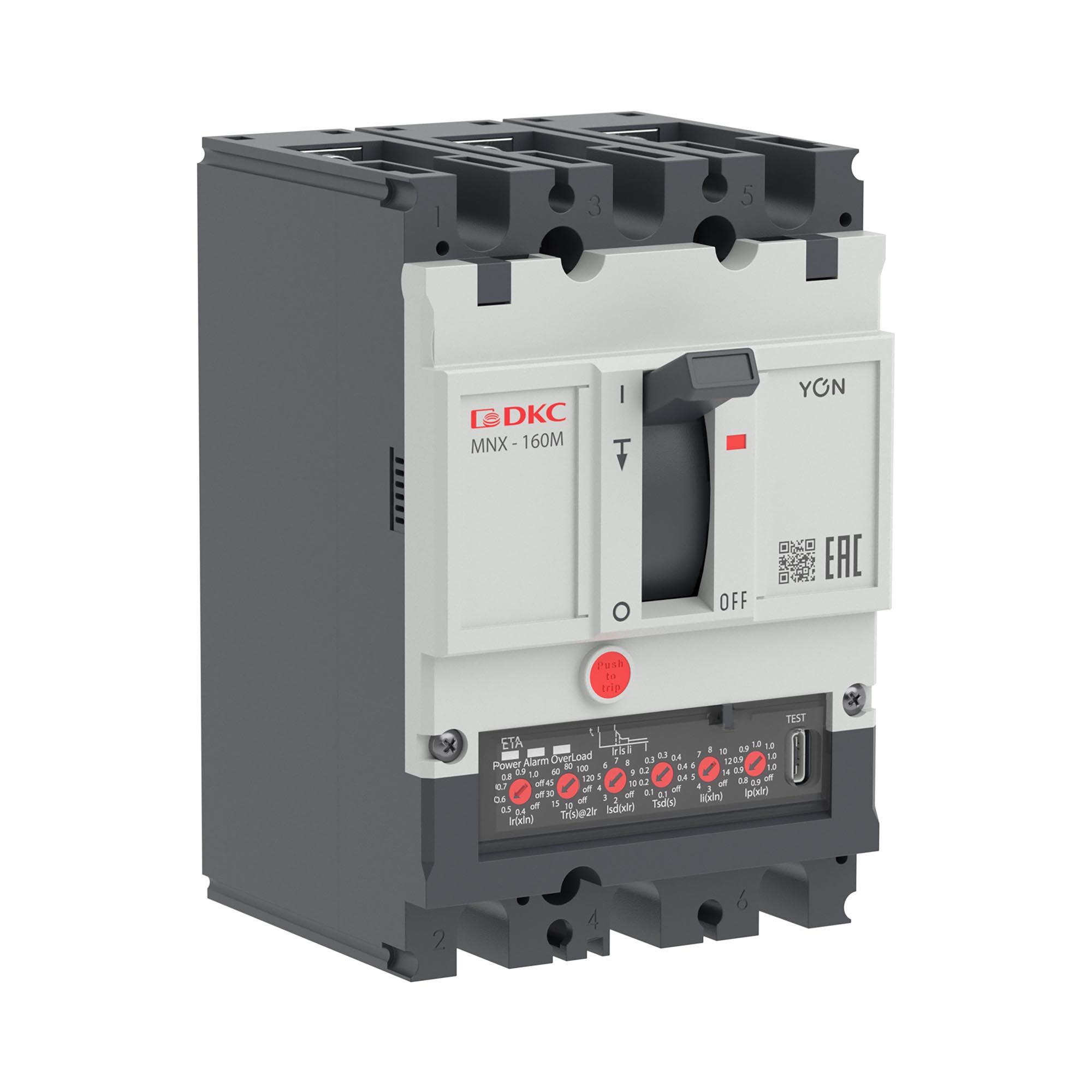 Авт. выкл. YON pro MNX160M 3P 160A 100kA при AC415V расц. ETA