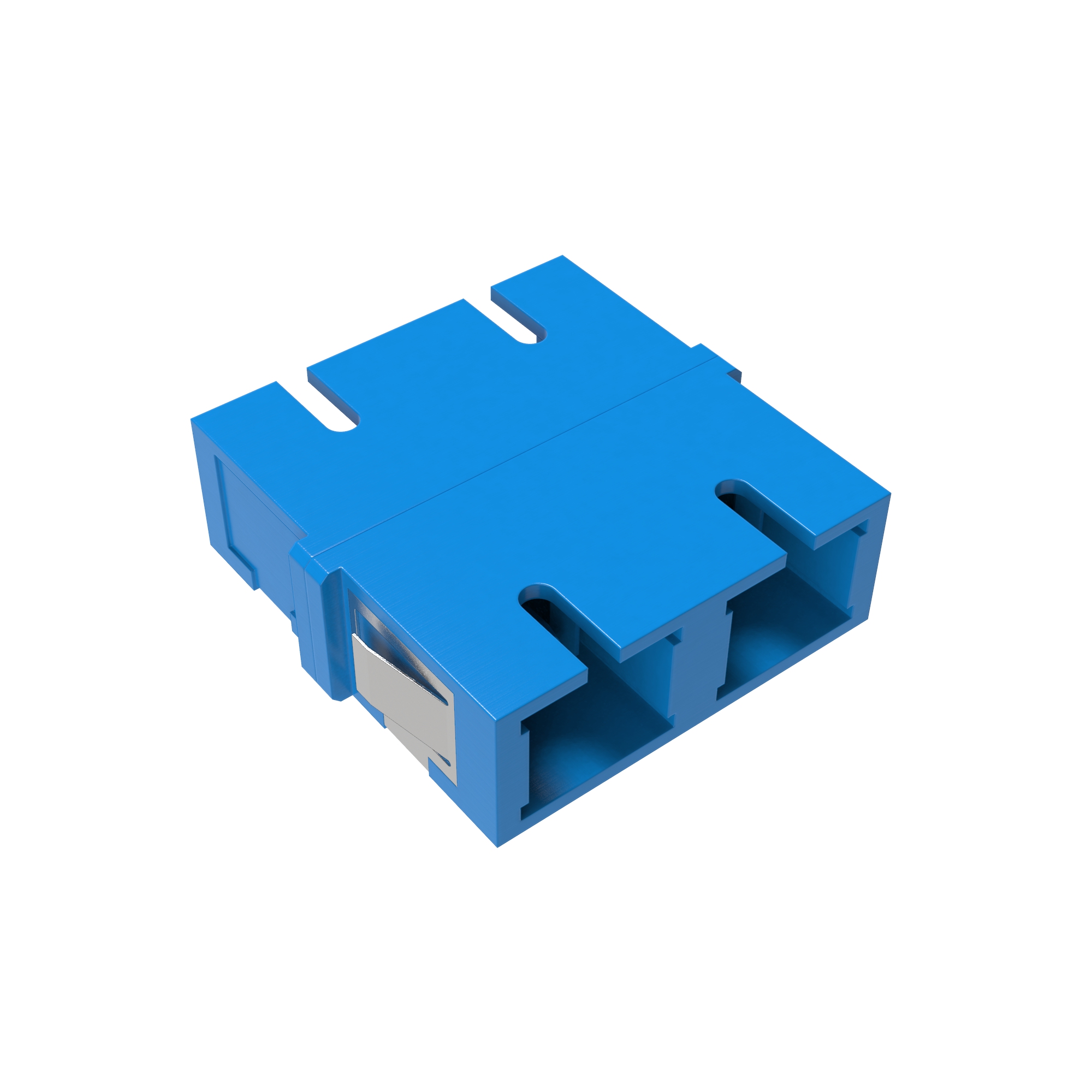 Адаптер SC/UPC-двухволоконный (Duplex) TOP, OS2, синий