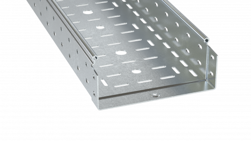 Лоток перфорированный 100x80х3000, 2 мм