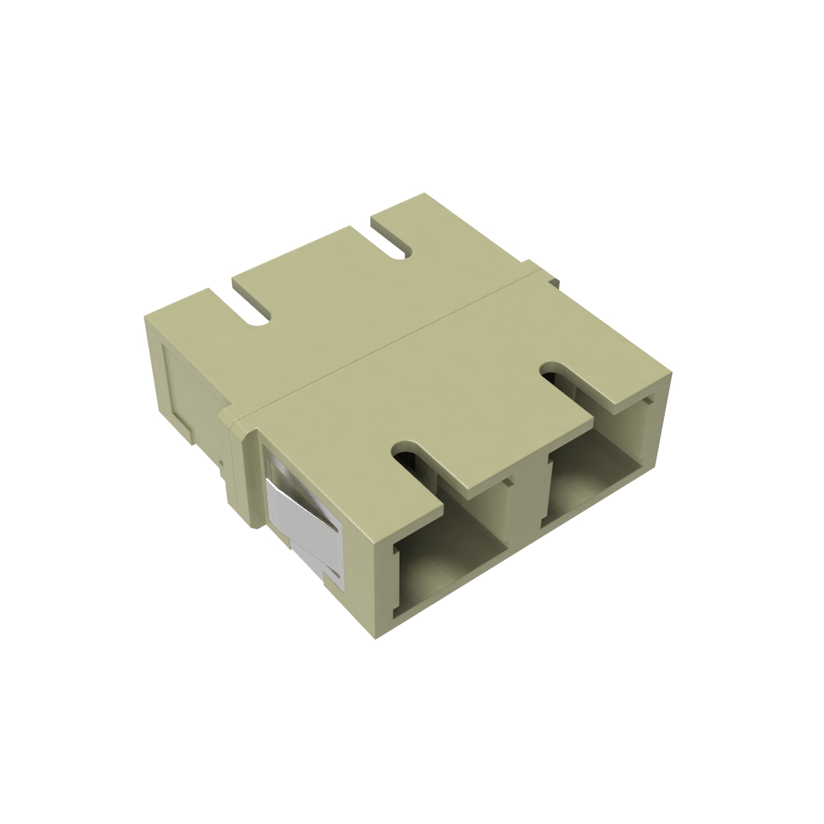 Адаптер SC/UPC-двухволоконный (Duplex) TOP, ОМ2, бежевый